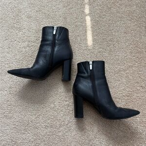 Marc Fisher Black Heeled Boots